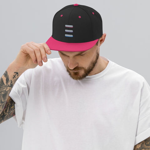 ELECTRICK - Neon 3 bar Snapback (pink)