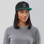 ELECTRICK - Neon 3 bar Snapback (blue)