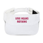 Love Means Nothing Visor